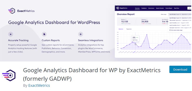 Exact Metrics WordPress Plugin