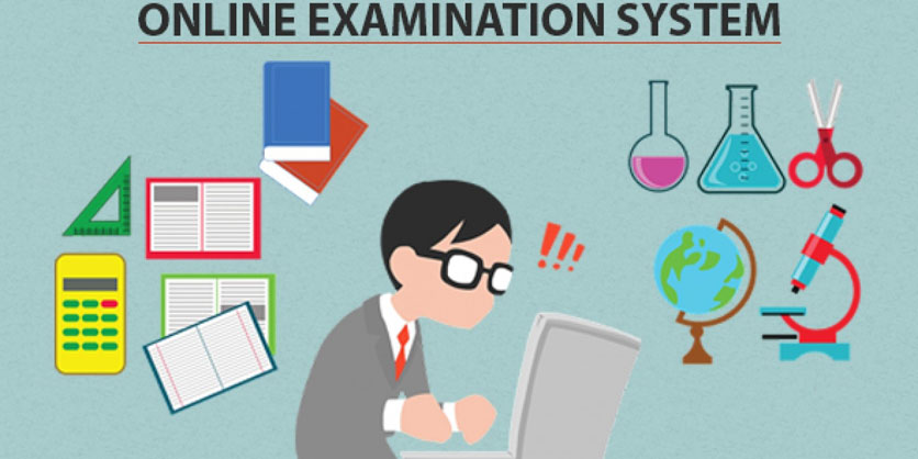 Conducting online examination for the students