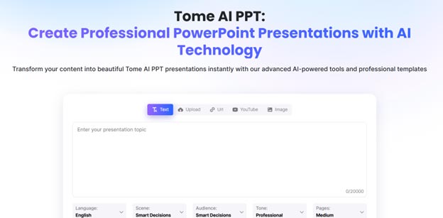 Tome AI PPT